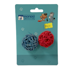 BOLITAS CON CASCABEL PARA GATOS PACK 2 UNID